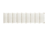 Bella 52" Upholstered Modern Accent Bench, Ivory White Boucle B2719P292908