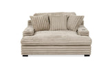 Man Wah Presley Corduroy Chaise Armchair, Latte B2707P311003