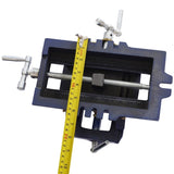 Cross slide vise, Drill Press Vise 5inch,drill press metal milling 2 way X-Y ,benchtop wood working W46539908