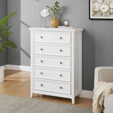 Modern 5 Drawers Dresser 5 Drawers Cabinet,Chest of Drawers Closet Organizers and Clothes 35674864