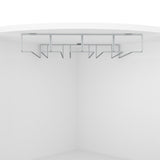 Syrah Corner Bar Cabinet, Two External Shelves White B070102687