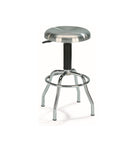 ZUN Stainless Steel Adjustable Work Stool Set of 1 B091119911