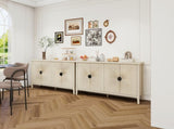 4 Door Sideboard ,Carved Sideboard Buffet Cabinet With Storage ,Modern Coffee Bar Cabinet With W688P225254