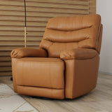Global Home Swivel Glider Recliner with Manual Footrest In Oslo Antelope B339P333948