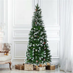 ZUN 5 Feet Artificial Christmas Tree with Pine Cones 70561720