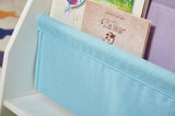 Kids Funnel Charlie White Kids Wooden Canvas Sling Magazine Bookcase B05367929