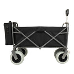 ZUN Beach Wagon with Big Wheels for Sand 500lbs capacity - All Terrain Steel Frame Utility Cart with 9" W2932P253147