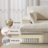 Double Chaise Lounge Chair Indoor,Oversized Upholstered Sleeper Cloud Couch,Deep Seat Luxury Sofa 11409761