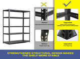 5-Tier Adjustable Storage Shelves for Garage, Capable of Holding 2000LBS - Heavy-Duty Metal Utility 72884400
