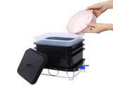 Worm Farm Composting Bin, 4 Tray Worm Compost Bin- for Recycling Food Waste at Home 31116453