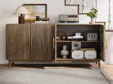 Sideboard Buffet Cabinet With Storage ,Carved 4 Door Sideboard,Multifunctional Accent Cabinet With W1706P312328
