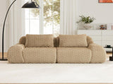 82" Modern Modular Sectional Sofa for Living Room,Flannelette Fabric,highly textured,Oversized W714P377075