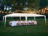 3*6m Non-Cloth PE Cloth Plastic Sprayed Iron Pipe Outdoor Party Tent White 15425105