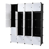 ZUN 20 Cube Organizer Stackable Plastic Cube Storage Shelves Design Multifunctional Modular Closet 41270526