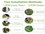 6FTx10FT Artificial Grass Turf 0.8" Indoor Outdoor ,Fake Grass with Drain Holes, for Dog and 63164374