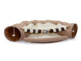 Collapsible Cat Tunnel Bed for Indoor Cats, Washable Cat Hide Tunnel with Hanging Toys and Cushion W2181P153960