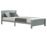 Twin Pine Single-Layer Core Vertical Stripe Full-Board Curved Head With The Same Foot Wooden 81968394