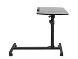 Four-Wheel Multifunctional Flat Surface Lifting Computer Desk Black 12535669