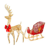 74*20*120cm 30.00V 3.60W Golden Deer Sled Iron Frame Cotton Thread Green Onion Powder Courtyard 35098534