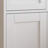 MDF Spray Paint 4 Doors 1 Pump Bathroom Cabinet White 26753430