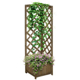 ZUN Wooden Planter、Flower shelf 48434966