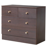 Modern Simple 4-Drawer Dresser Nightstand Brown 06903380