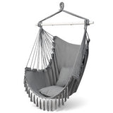 Pillow Tassel Hanging Chair Light Gray 86995198
