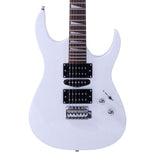 Novice Entry Level 170 Electric Guitar HSH Pickup Bag Strap Paddle Rocker Cable Wrench Tool White 44571807