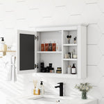 ZUN 30'' x 28'' Wall Mounted Bathroom Storage Modern Bathroom Wall Cabinet with Mirror,Medicine WF318452AAK