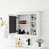 ZUN 30'' x 28'' Medicine Cabinet, Wall Mounted Bathroom Storage Cabinet, Modern Bathroom Wall Cabinet WF318452AAK