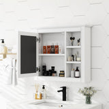 30'' x 28'' Medicine Cabinet, Wall Mounted Bathroom Storage Cabinet, Modern Bathroom Wall Cabinet WF318452AAK