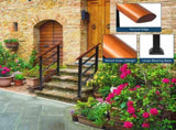 Handrails for Outdoor Steps, Wrought Iron Solid Wood Hand Railing for Concrete Steps, Porch Steps, 57461592