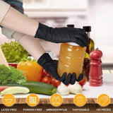 ZUN Comfy packaging [200 units] black nitrile disposable gloves. Super latex and powder free, chemical 12642936