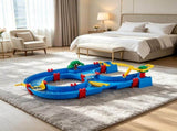 Kids Activity Play Waterway, Outdoor Summer Water Park Playset with 39PCS Accessories for Backyard 33141950