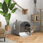 ZUN Fully Enclosed Cat Litter Box/Cat Litter Box 18970422