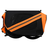 Large Folding Bike Trailer Dogs 120LB Capacity All-Terrain Pet Carrier, Durable Steel Frame W1364P268355