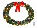 60in 220 Lights 600 Branches PVC Bow Decoration Garland Garden Garland Decoration Green 24506870