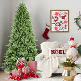 Artificial 6ft Green Christmas Tree with 1168 PE/PVC Mixed Branch Tips, Hinged Premium & Foldable 19635605
