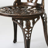 NASSAU CAST 3PC BISTRO SET 24360.00COPPER