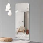 ZUN 65"x 24" inch Full Body round corner mirror for Living Room Bedroom Cloakroom Wall with W2709P179090