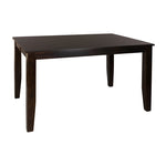 ZUN Casual Dining Warm Merlot Finish 1pc Counter Height Table with Self-Storing Extension Leaf Strong B01153765