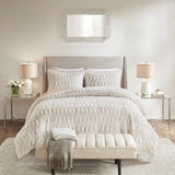 Twin/Twin XL Back Print Long Fur Comforter Mini Set B03597109