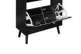 Rattan, Allen 2 door 1 drawer cabinet, shoe rack, double layer, suitable for entrance W688141535