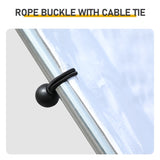 20 x 10 ft Large Metal Chicken Coop, Walk-in Poultry Cage Chicken Hen Run House with Waterproof 93859806