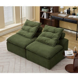 Modular Sofa,No Armrests,At will DIY,Soft Corduroy Fabric,Neck W2108P236842
