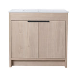 36" Freestanding Bathroom Vanity & 2 Soft-Close Cabinet Doors ,Only Including W99981573