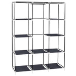 ZUN 67" Portable Closet Organizer Wardrobe Storage Organizer with 10 Shelves Quick and Easy to Assemble 09015276