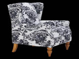 Coffee Table & Armchair Set,Vintage Luxury Style, high-back reading chair & 65092679