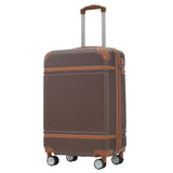 Hardshell Luggage Sets 3 Pieces 20"24" Luggages and Cosmetic Case Spinner Suitcase with TSA Lock N732P171583O