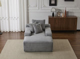Oversized Chaise Lounge Chair Cozy Cloud Couch, Modern Plush Corduroy Upholstered Sleeper Sofa W3723P345160